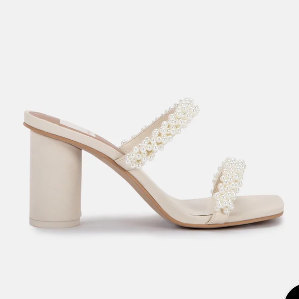 Dolce Vita Noel Pearl Heels (never worn)